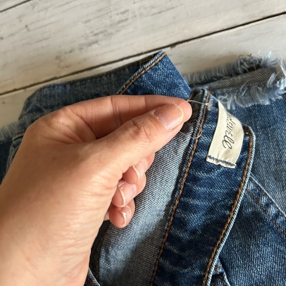 NWOT Madewell Rigid Denim A-Line Skirt Size 30 - Picture 9 of 9